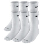 FREE Shipping- Nike Everyday Plus Cushion Crew Training Socks (6 Pair) nkSX6897 065