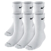 FREE Shipping- Nike Everyday Plus Cushion Crew Training Socks (6 Pair) nkSX6897 065